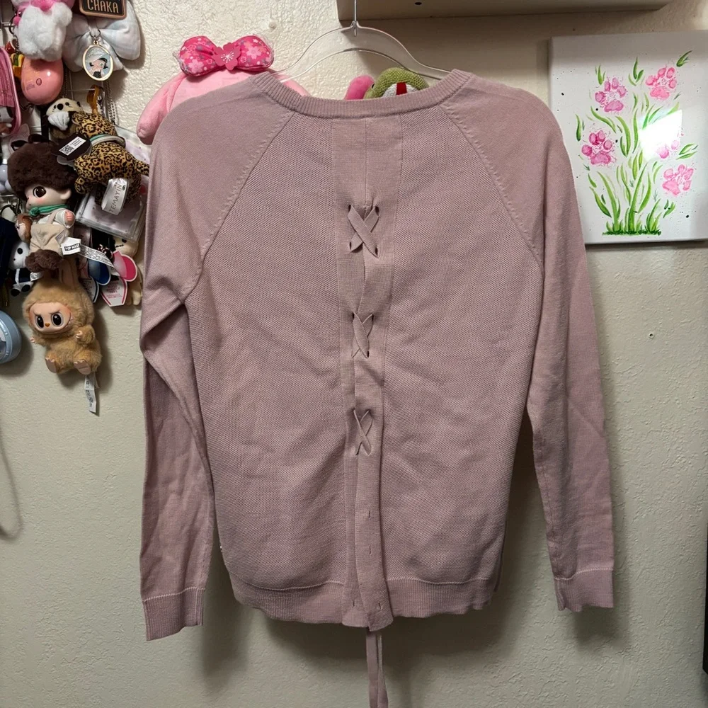 Lululemon Tied To You Sweater Misty Pink - Picture 5 of 7
